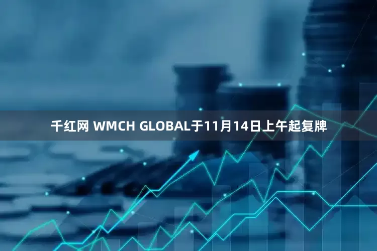 千红网 WMCH GLOBAL于11月14日上午起复牌